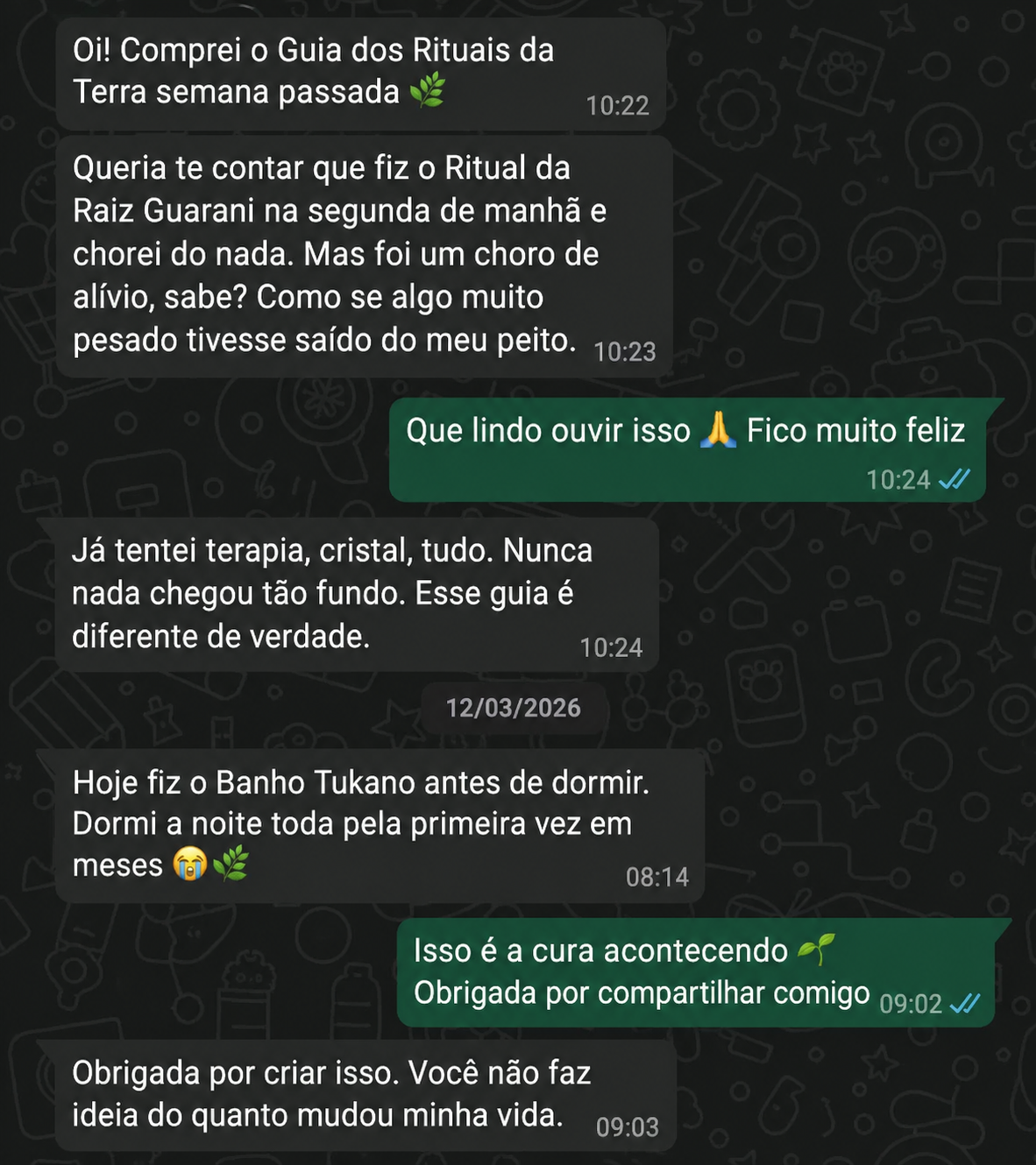 Testimonio 3 de alumno de la Guía de los Rituales